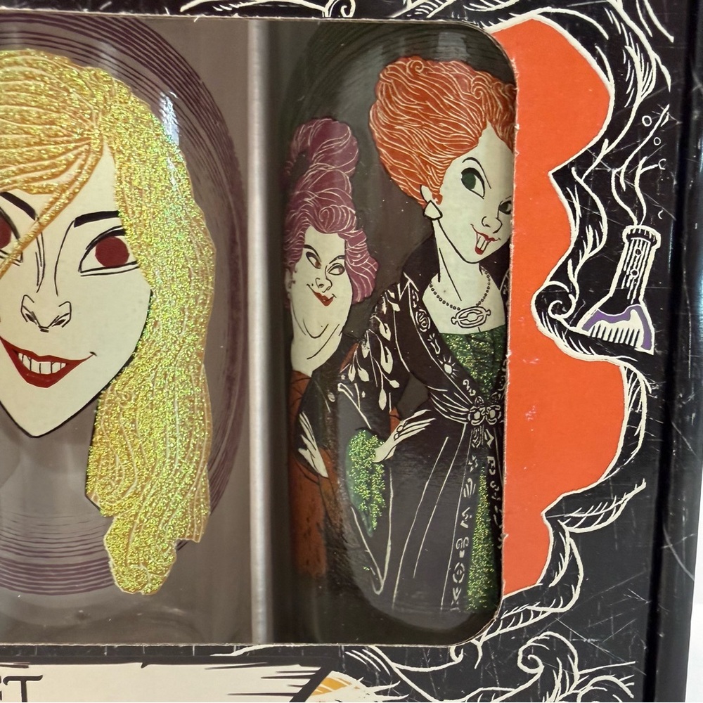 Spooky Disney Hocus Pocus Collectible Cup Set - 4 Pack, Brand New in Box! - Picture 4 of 6